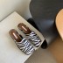 fashion leopard print sandals  NSHU29776