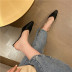 half-drag pointed sandals  NSHU29783