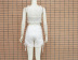 fashion vest lace stitching drawstring shorts two-piece NSCZ29855