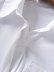 fashion leisure all-match irregular white blouse  NSAM29993