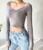 tight-fitting crop top  NSAC30006