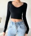 tight-fitting crop top  NSAC30006