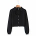 retro lapel hollow long-sleeved sweater NSAC30007