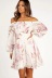 spring new style one-shoulder printed dress NSAC30021