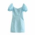 summer new style square neck bow tie dress NSAC30027