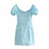 summer new style square neck bow tie dress NSAC30027