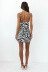 summer new style sexy halter strap printed dress NSYD30052