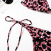sexy print triangle double-sided split swimsuit NSHL30087