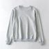 loose hedging printed sweatershirt NSHS30214