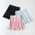 fashion bottoming shirt stitching pleated skirt two-piece NSHS30215