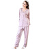 Comfortable Long Sleeve Trouser Pajamas Two-piece NSJO30240