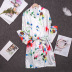 thin print ice silk comfortable pajamas  NSJO30243