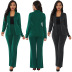 solid color sexy business wear two-piece  NSLM30306