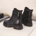 autumn and winter diagonal zipper short boots  NSNL30418