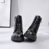 double zipper plus velvet short boots  NSNL30431