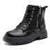 double zipper plus velvet short boots  NSNL30431