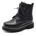 fashion plus velvet strapped short boots NSNL30439