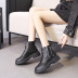 autumn and winter lace-up flat-bottom short boots  NSNL30457