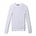 Fashion three-dimensional jacquard round neck sweater top  NSLD30552
