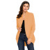 long-sleeved solid color cardigan sweater  NSSI30822