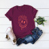fashion smiley print short-sleeved T-shirt NSSN30849