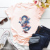 dragon print short sleeve women s T-shirt NSSN30859