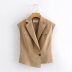 Simple Sleeveless Suit Collar Vest NSAM30928