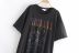 round neck phoenix nirvana print T-shirt  NSAM30948