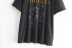 round neck phoenix nirvana print T-shirt  NSAM30948