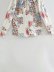 fashion printing neckline bow blouse NSAM30950