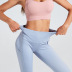 high waist double-sided sports fitness yoga pants  NSLX30966