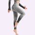 pantalones de yoga de fitness de yoga de punto a rayas NSLX30970