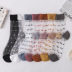 lindos calcetines transparentes de seda de cristal NSFN30981
