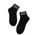 mesh vertical stripes printed socks  NSFN30984