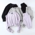 elastic waist sweater loose pants set NSHS30990