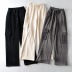 high waist loose mopping track pants   NSHS31009