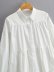 casual white lapel long sleeve shirt  NSAM31089