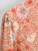 new style stand-up collar flower print long-sleeved dress  NSAM31116