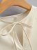 new round neck tie long sleeve dress  NSAM31142