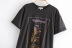 new round neck short-sleeved wall flower print T-shirt  NSAM31293