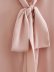 spring tie knot pink chiffon shirt NSAM31295