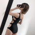  side straps one-piece swimsuit  NSHL31349