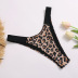 high waist sexy leopard print split swimsuit NSHL31351