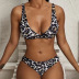 sexy leopard print split swimsuit  NSHL31391