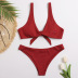 solid color sexy triangle split swimsuit  NSHL31401