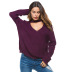 sexy deep V knitted bottoming shirt NSYH31405