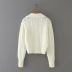 twist knit lapel sweater NSHS31414