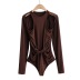 two-sided hollow long-sleeved jumpsuit  NSHS31428