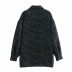 lapel single-breasted brushed woolen jacket NSHS31445