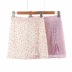 floral print split skirt  NSHS31450